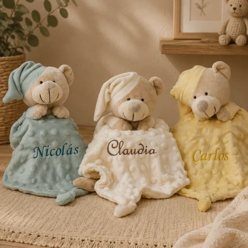 doudou topos osito personalizado bordado