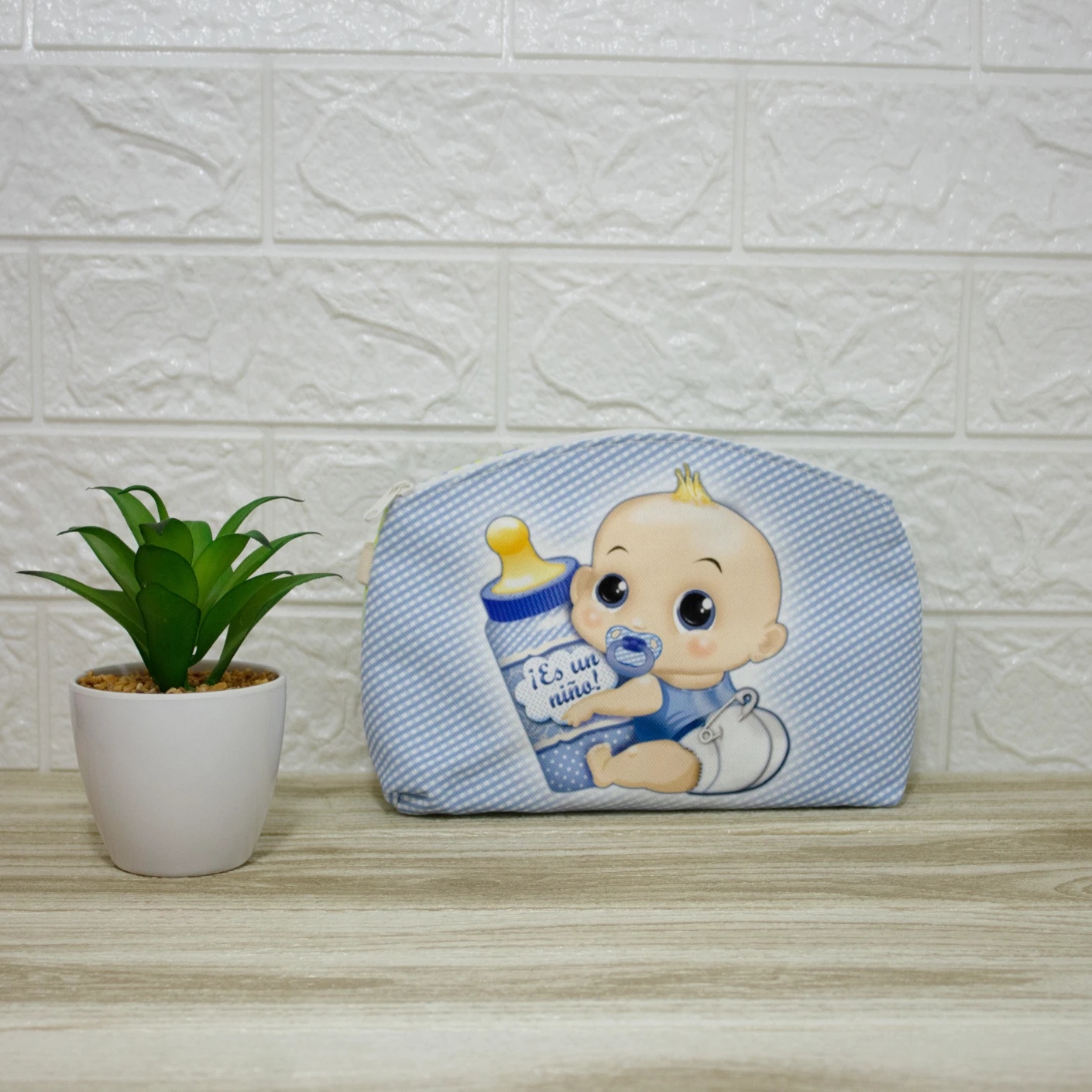neceser bebe pequeño azul cerrado
