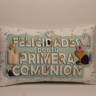 Cojin Primera Comunión verde