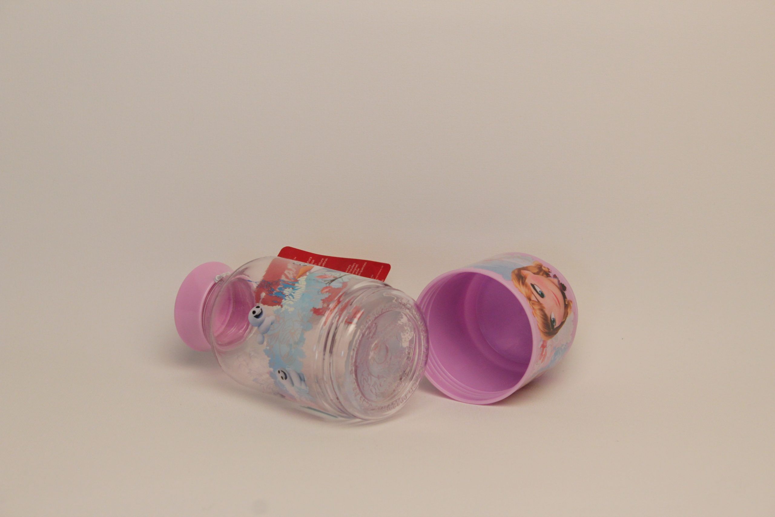vajilla infantil frozen botella vaso