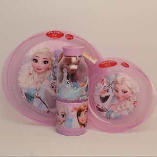 Vajilla infantil frozen translucida