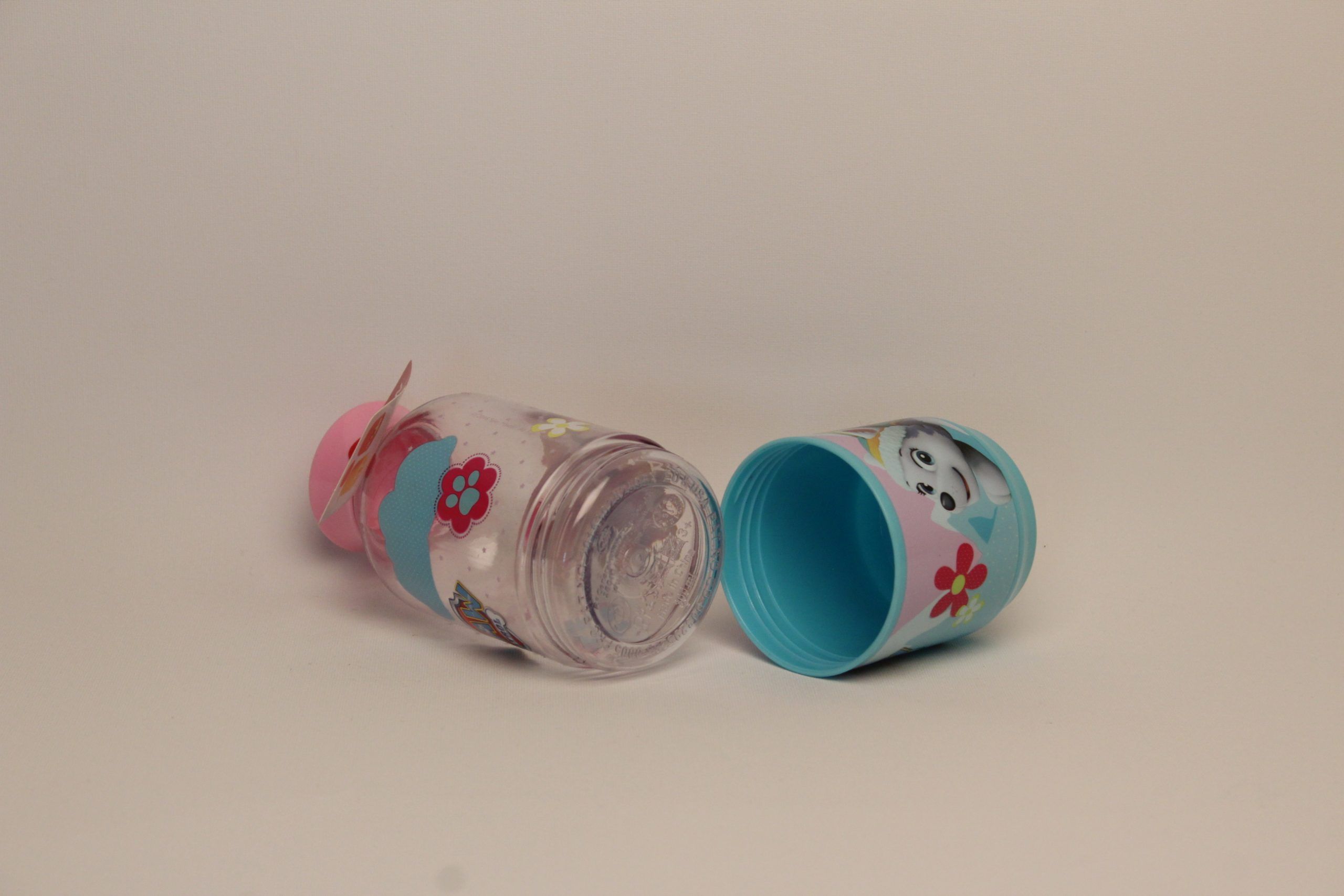 vajilla infantil patrulla canina botella vaso
