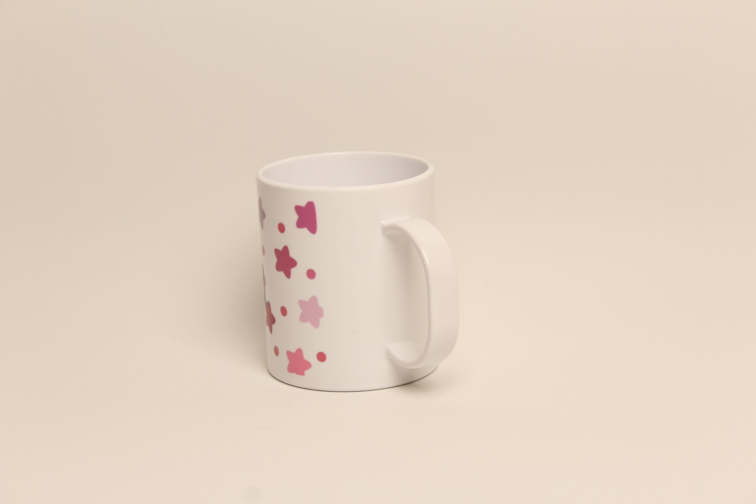 Taza plástico personalizada estrellitas - Imagen 2