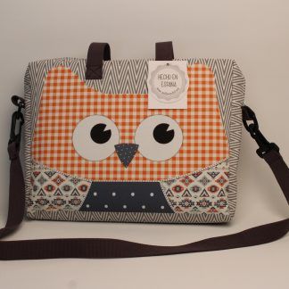 bolso bandolera búho, maleta pequeña