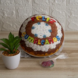 cojin tarta cumpleaños personalizable