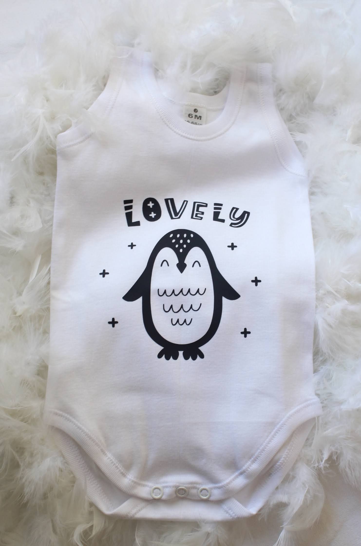 body personalizado pinguino lovely