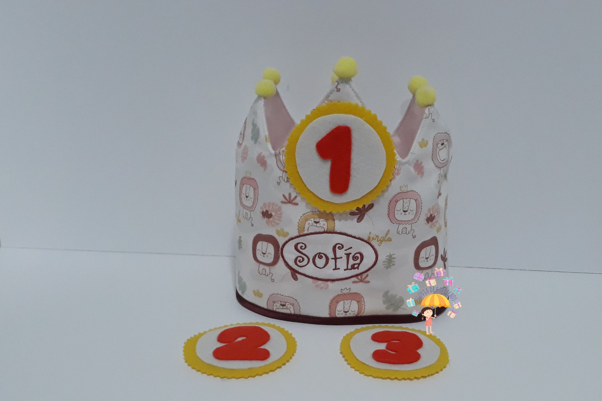 corona cumpleaños personalizada nombre