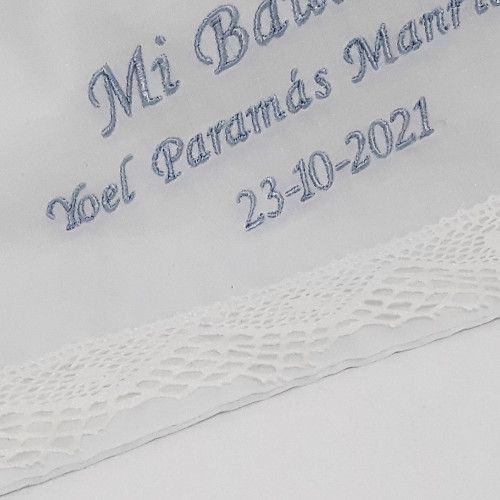 pañuelo bautizo personalizado cruz