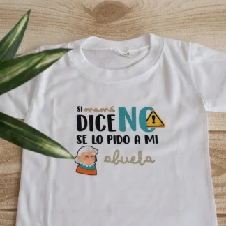 camiseta personalizada frase abuela