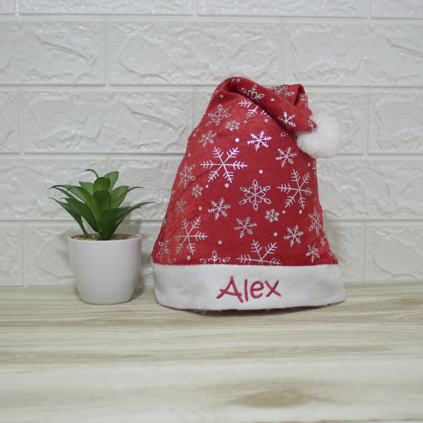 gorro papa Noel personalizado